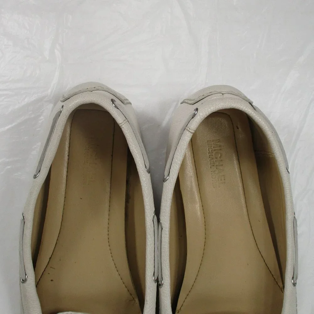 MICHAEL MK Off white Loafers Size 7.5 - Picture 5 of 10
